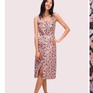 NWT Kate Spade Panthera Jacquard Midi Dress